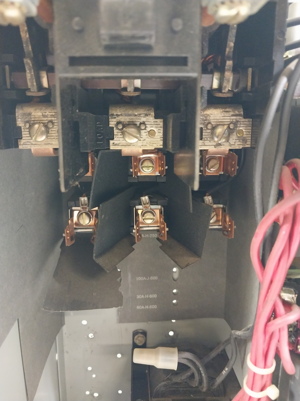 Westinghouse Type W Size 1 FVR Reversing Starter 30 Amp Fusible 18" MCC Bucket (BJ0594-3)