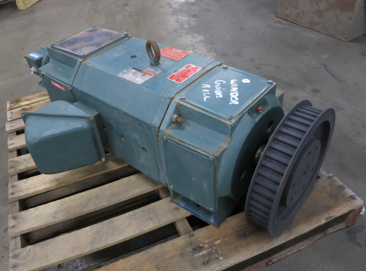 Reliance Electric LC2812ATZ 10 HP DC Motor 1750/2300 RPM III 500 VDC TENV 500V (DW5798-1)