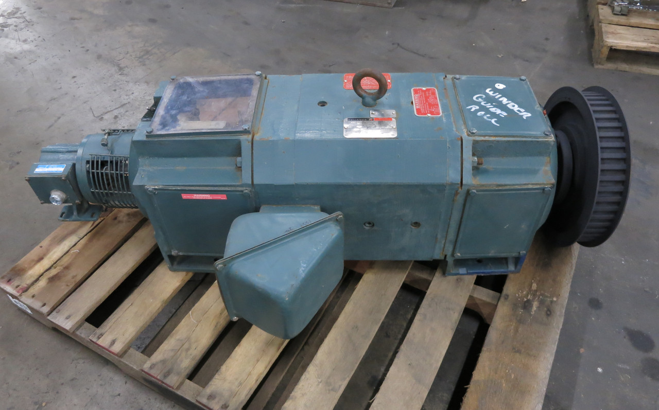 Reliance Electric LC2812ATZ 10 HP DC Motor 1750/2300 RPM III 500 VDC TENV 500V (DW5798-1)