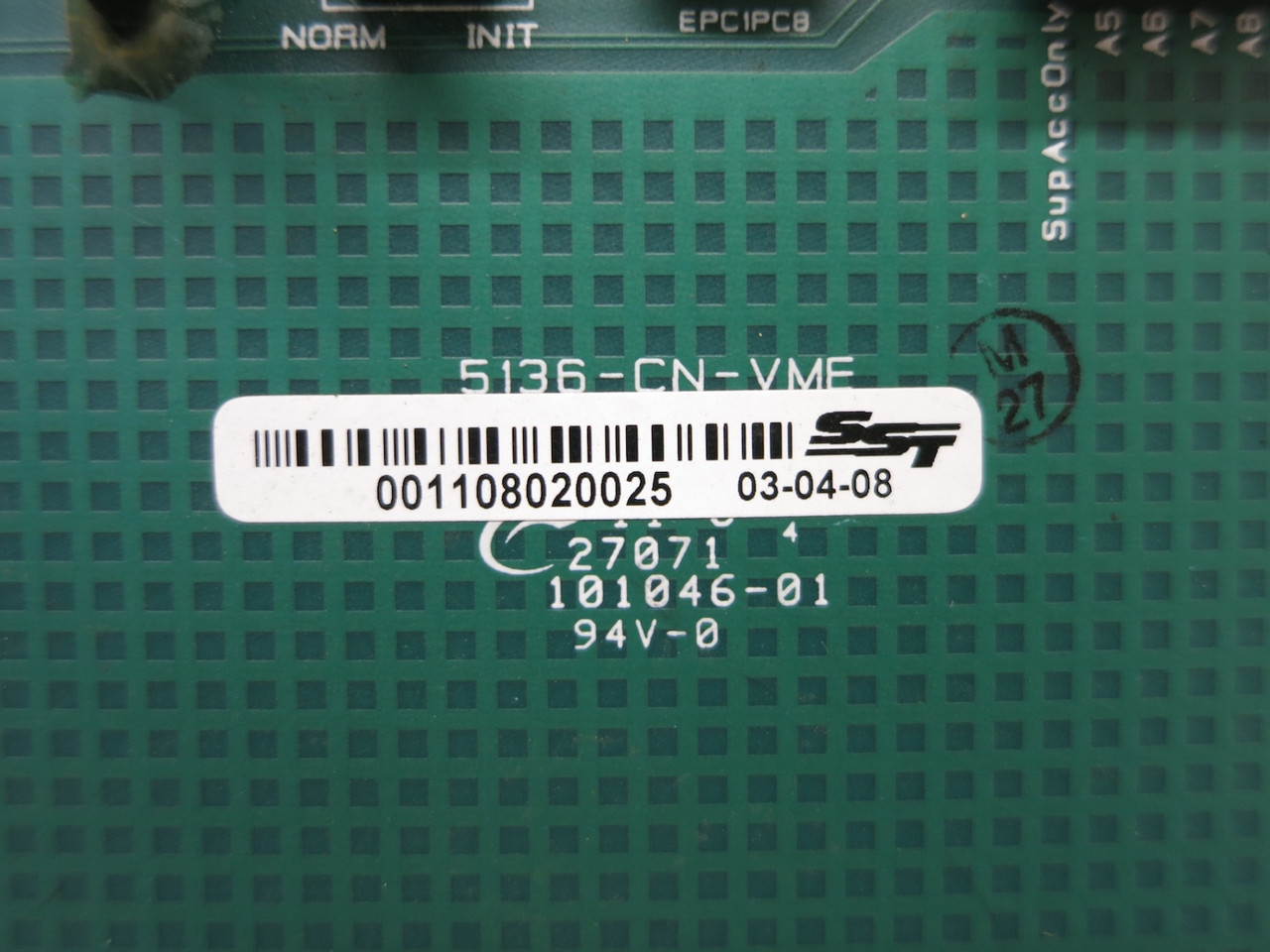 SST 5136-CN-VME ControlNet Interface Card PLC Module Communication Woodhead (DW5803-1)