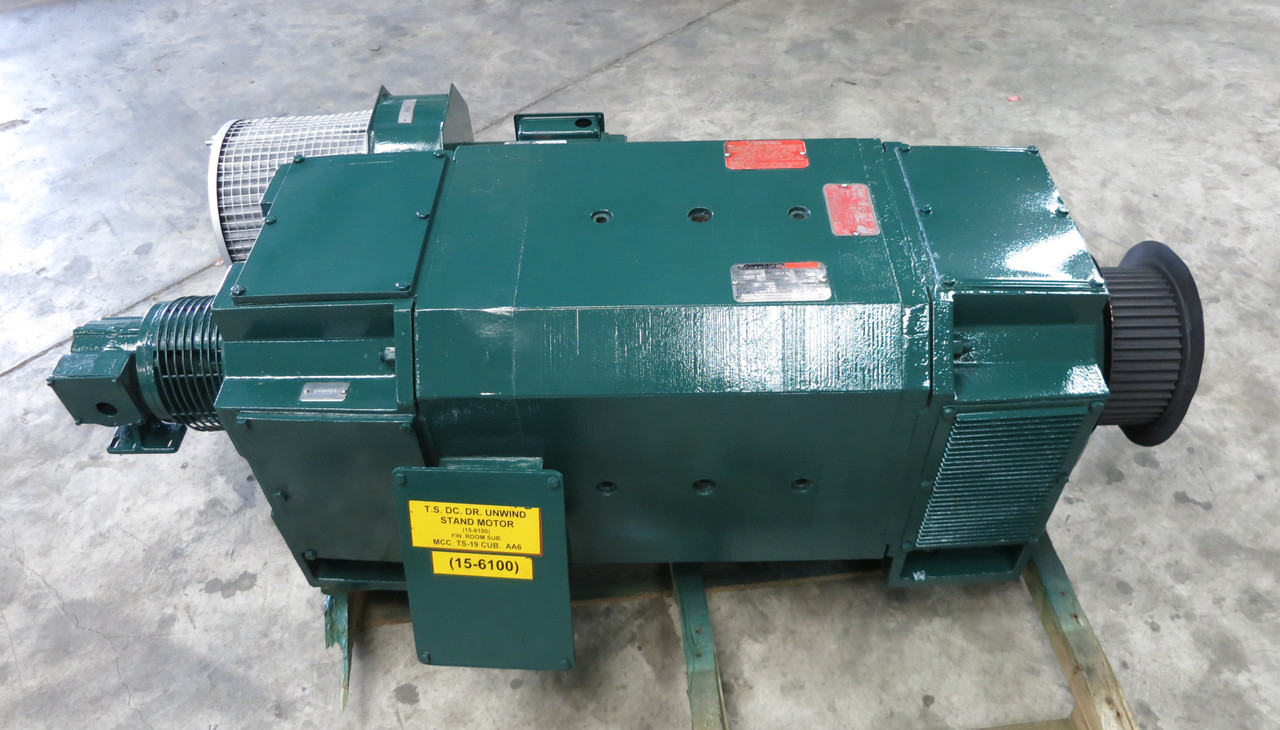 Reliance Electric LC3612ATZ 40 HP DC Motor 650/3000 RPM III 500 VDC DP 500V (DW5804-1)