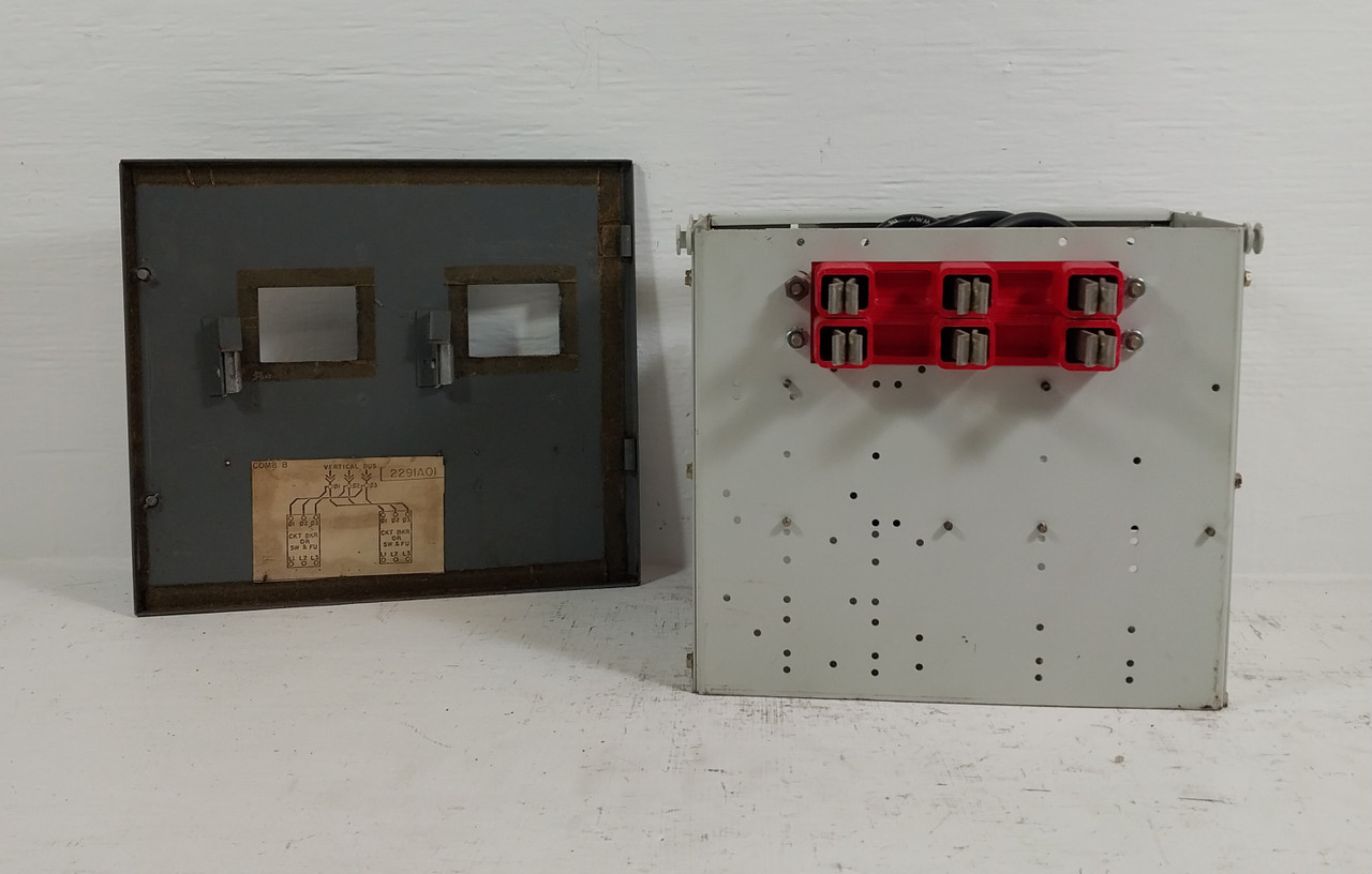 Westinghouse Type W 60A Dual Breaker 12" Feeder MCC Bucket 60 Amp FB (BJ0601-1)