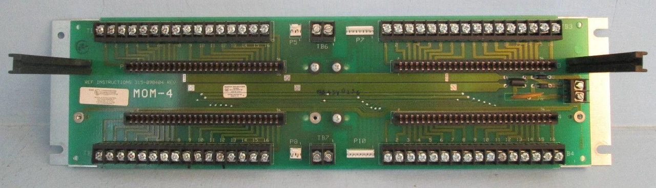 Image of Cerberus Pyrotronics MOM-4 315-090404 PLC Board Fire Alarm Module Siemens