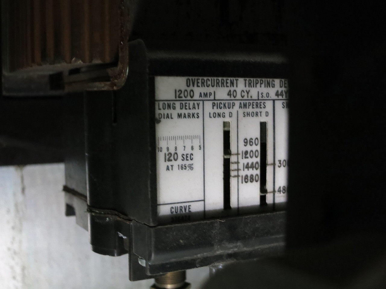 Westinghouse 1600A DB Main Breaker Panel 3PH 3W Switchgear 1600 Amp DB50 DB25 (DW5807-1)