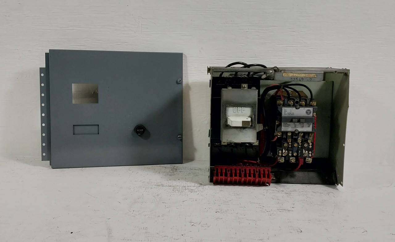 Image of Westinghouse Type W Size 1 Starter 15A Breaker 12" MCC Bucket 15 Amp FA3015