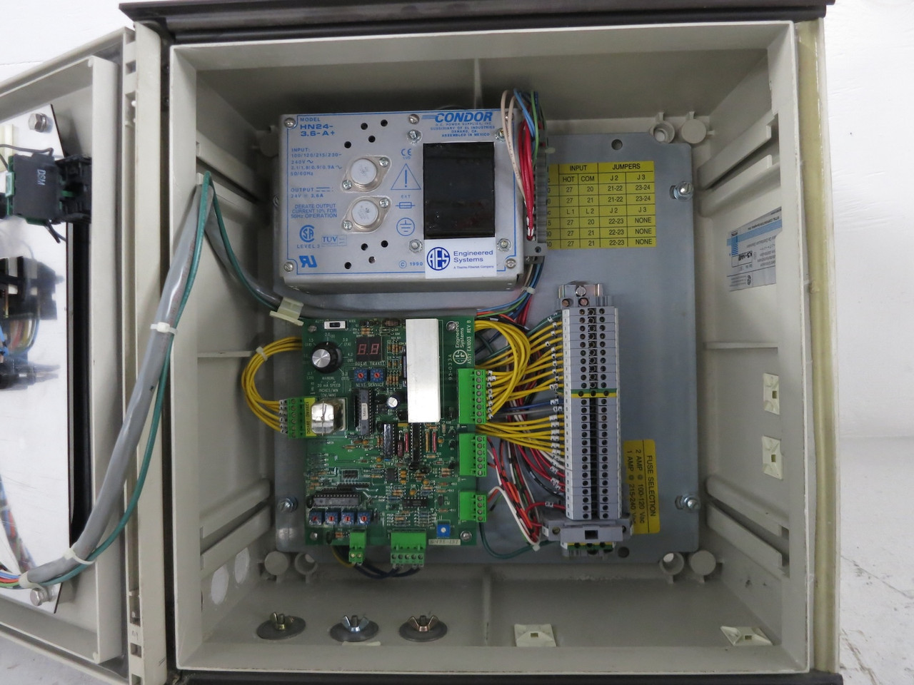 Kadant AES EMO III Control Panel EA1003 Shower Oscillator Drive EMO3 12 Encl (DW5817-1)