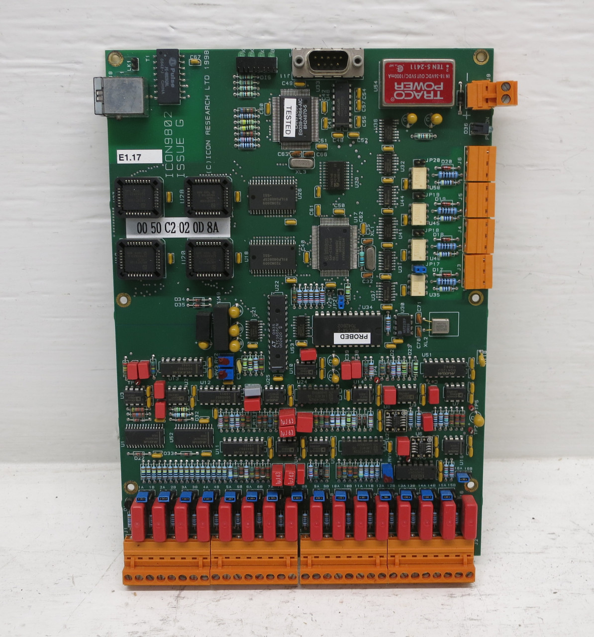 ICON Research ICON9802 Issue G Control Board ICON-9802 Condition Monitoring (DW5820-1)