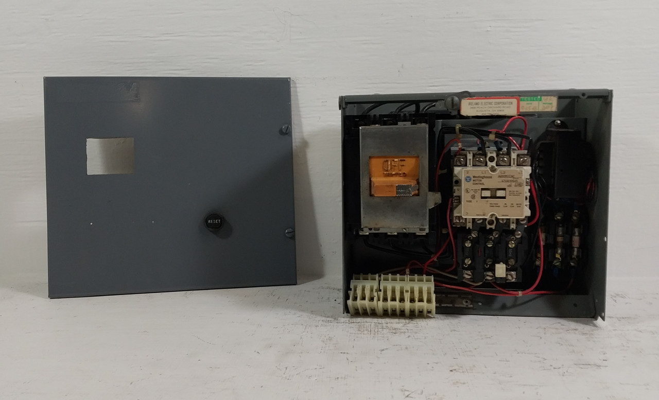 Image of Westinghouse Type W Size 1 Starter 15A Breaker 12" MCC Bucket 15 Amp FB