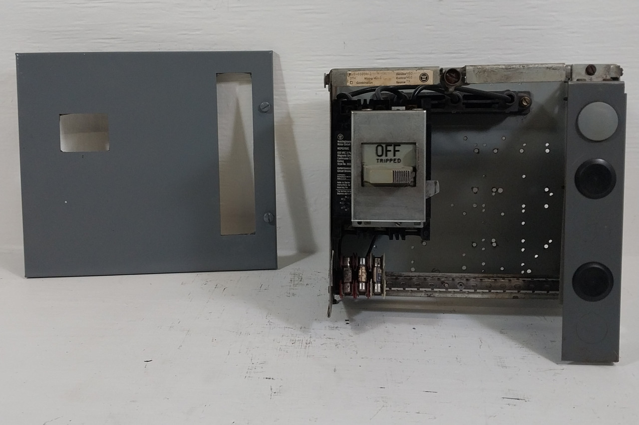 Westinghouse Type W 15 Amp Breaker Type Feeder MCC Bucket 12" 15A MCP (BJ0580-5)