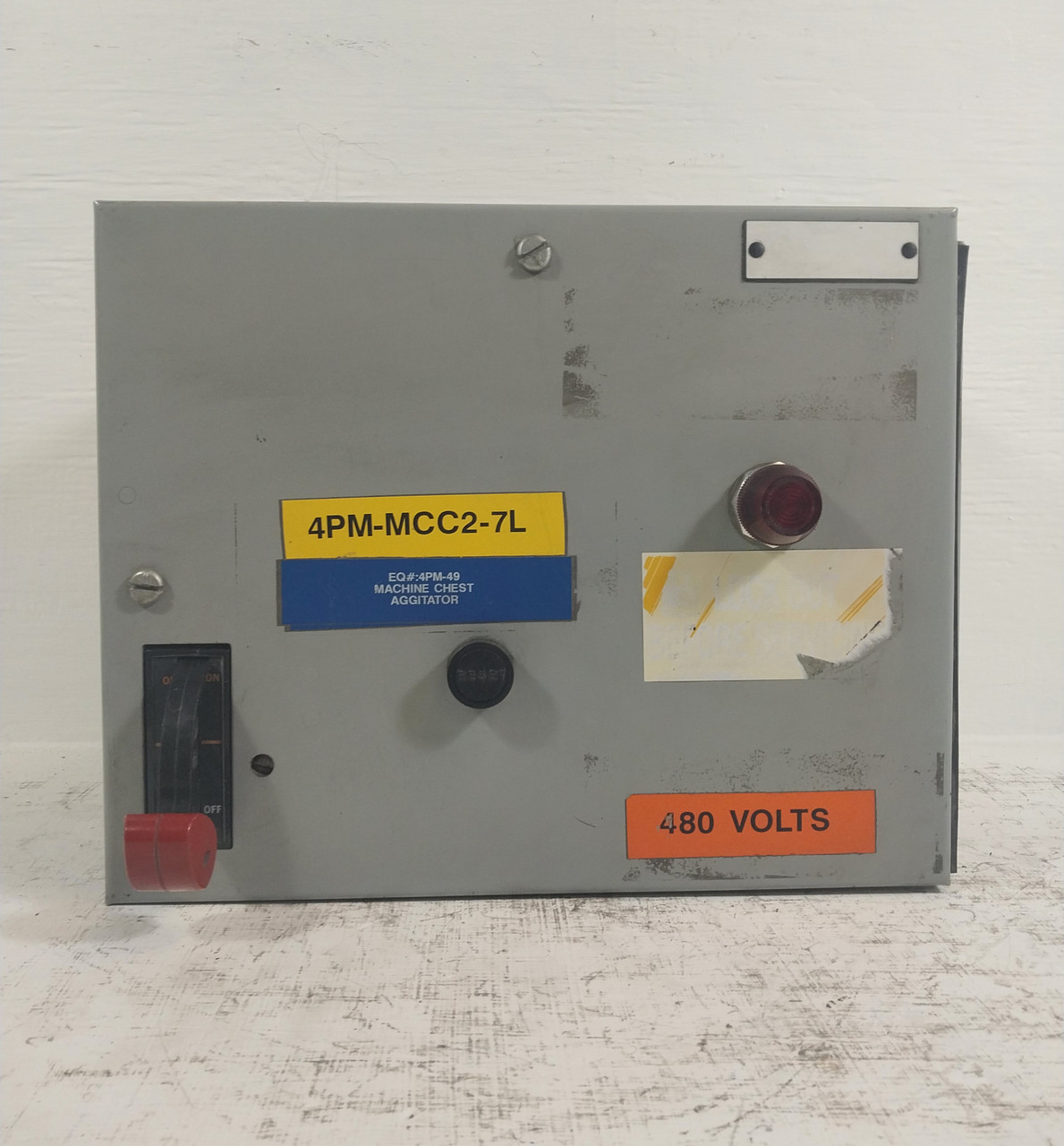 GE 8000 30A Breaker Size 2 12" MCC Starter Bucket 30 Amp CR306 TEC (BJ0645-1)