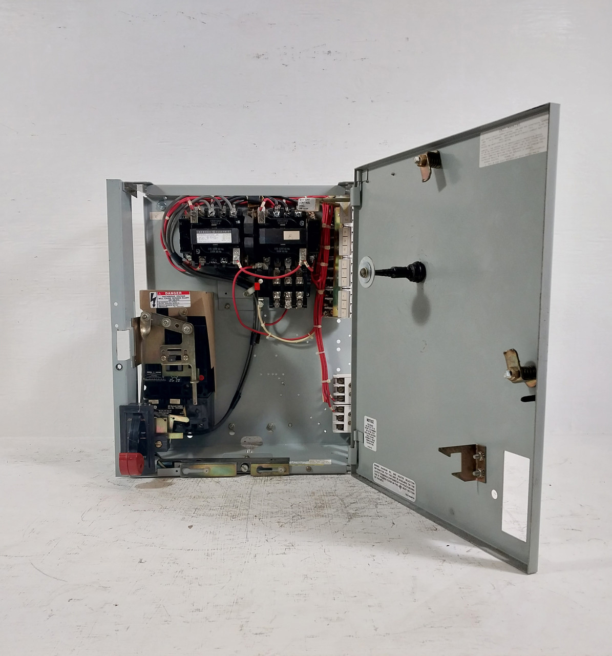 GE 8000 Size 1 Reversing Starter 3 Amp Breaker 18" MCC Bucket 3A CR309C0 (BJ0649-1)