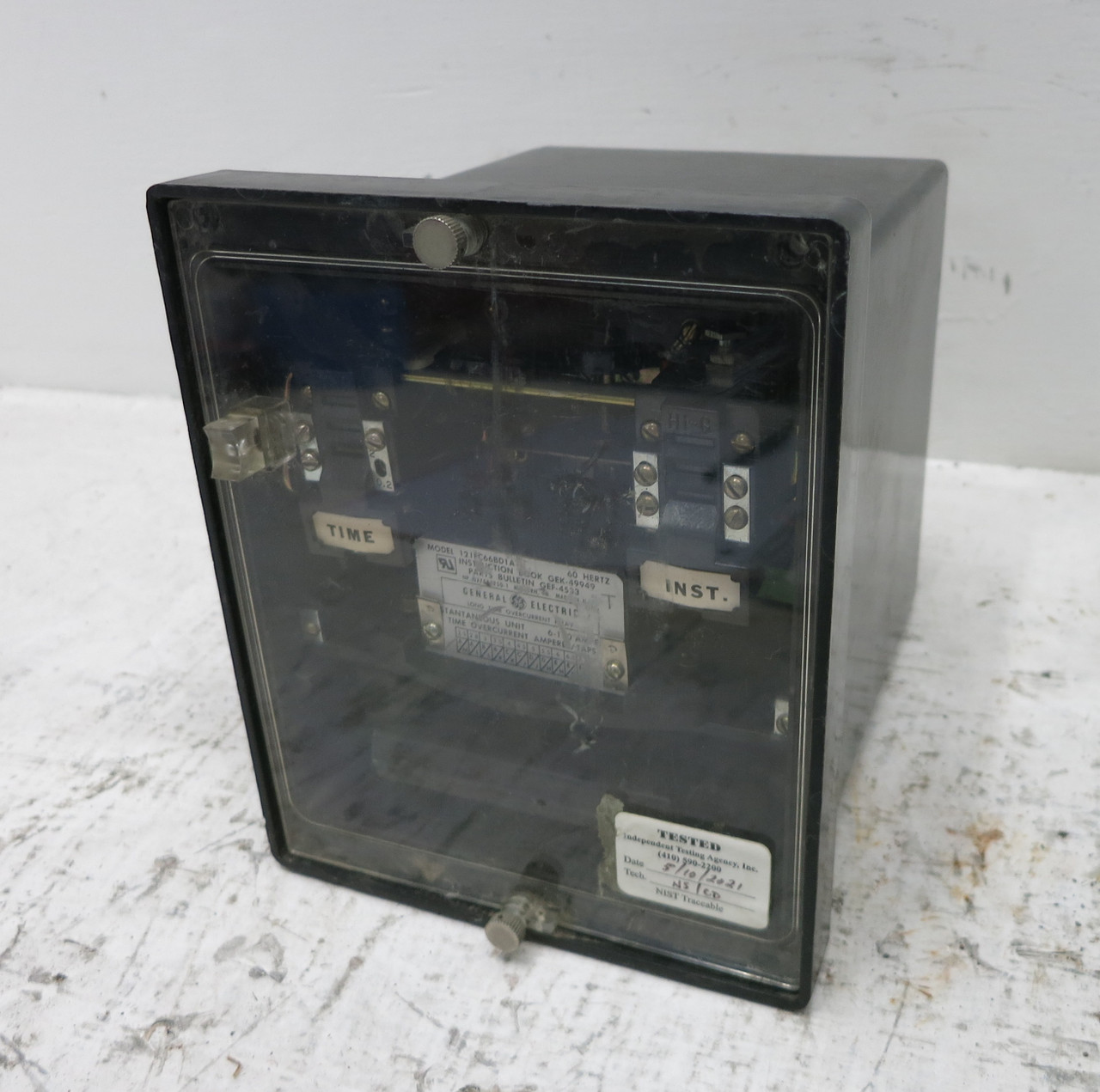 Image of GE 12IFC66BD1A Long Time Overcurrent Relay Type IFC 60Hz Instantaneous 6-150 Amp