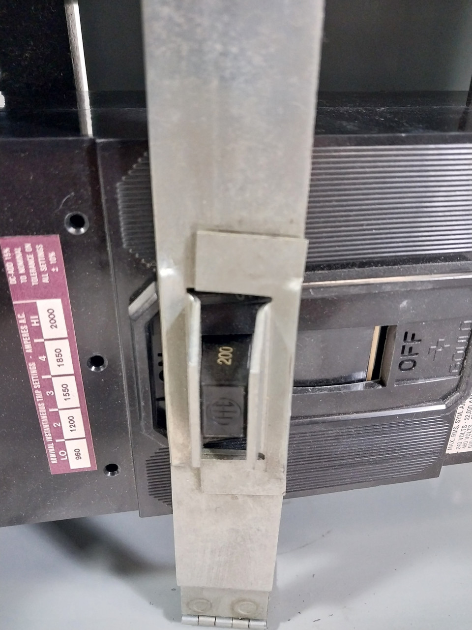 ITE XLFJ4225 200A 600V XL Breaker Bus Plug Busway Switch 3P4W 200 Amp XJ-L XLVB (BJ0557-2)
