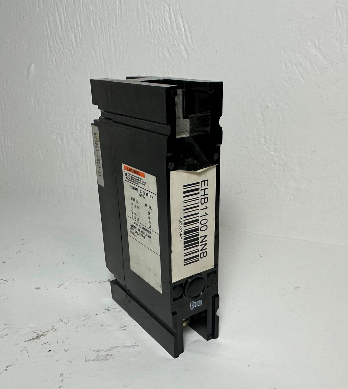 Cutler Hammer EHB1100 100A 1 Pole Circuit Breaker 277 VAC Type EHB 1P 100 Amp (EM4964-1)