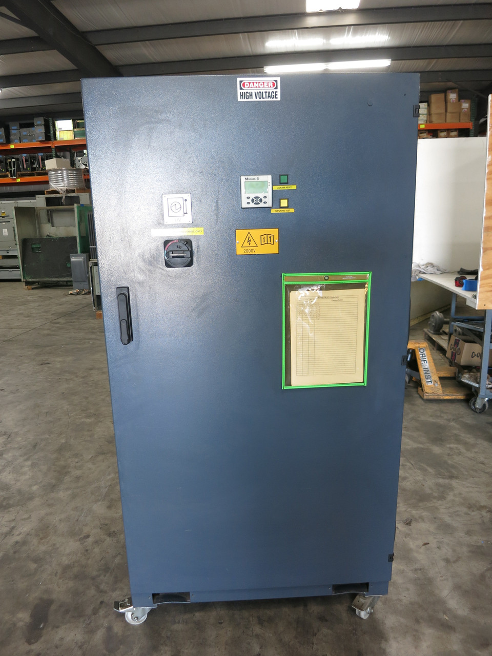 Baldwin TJUV155 S116 Process Control Drive Cabinet CIMR-V7AZ45P5 UV PLC 100-D110 (DW5921-1)
