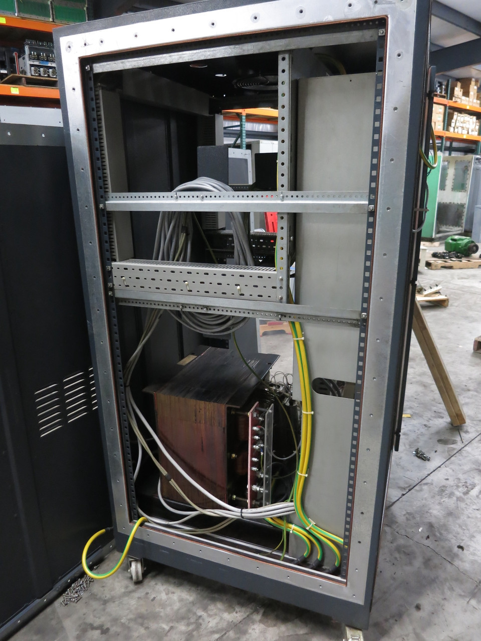 Baldwin TJUV155 S116 Process Control Drive Cabinet CIMR-V7AZ45P5 UV PLC 100-D110 (DW5921-1)