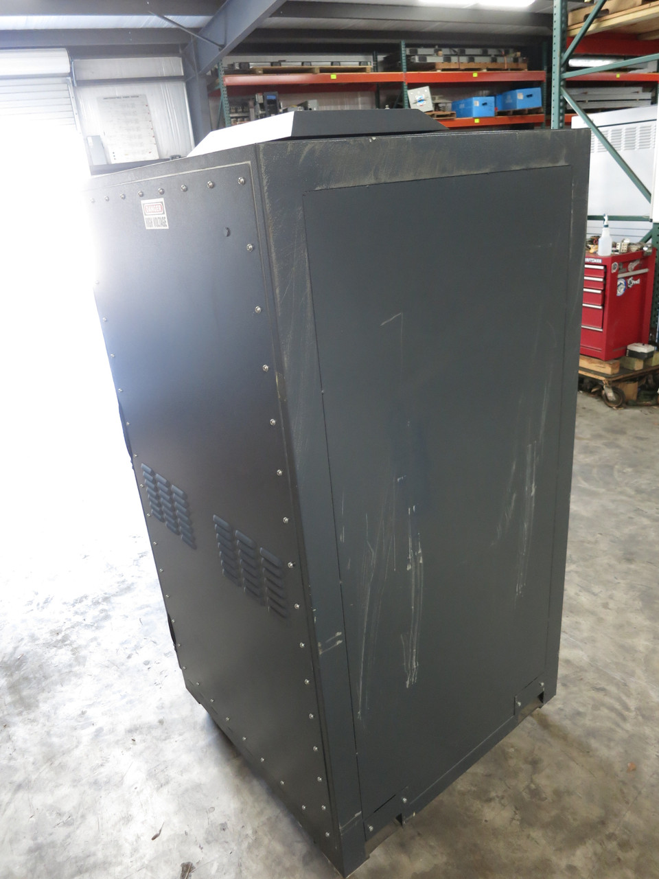 Baldwin TJUV155 S116 Process Control Drive Cabinet CIMR-V7AZ45P5 UV PLC 100-D110 (DW5921-1)