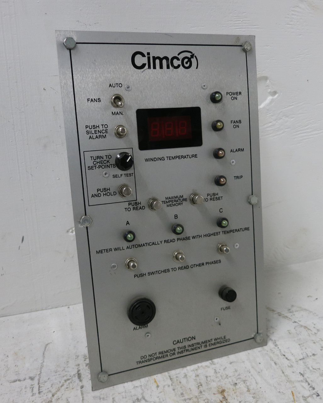 Cimco 50XL-D Transformer Winding Temperature Indicator Control Panel 50XLD (DW5938-5)