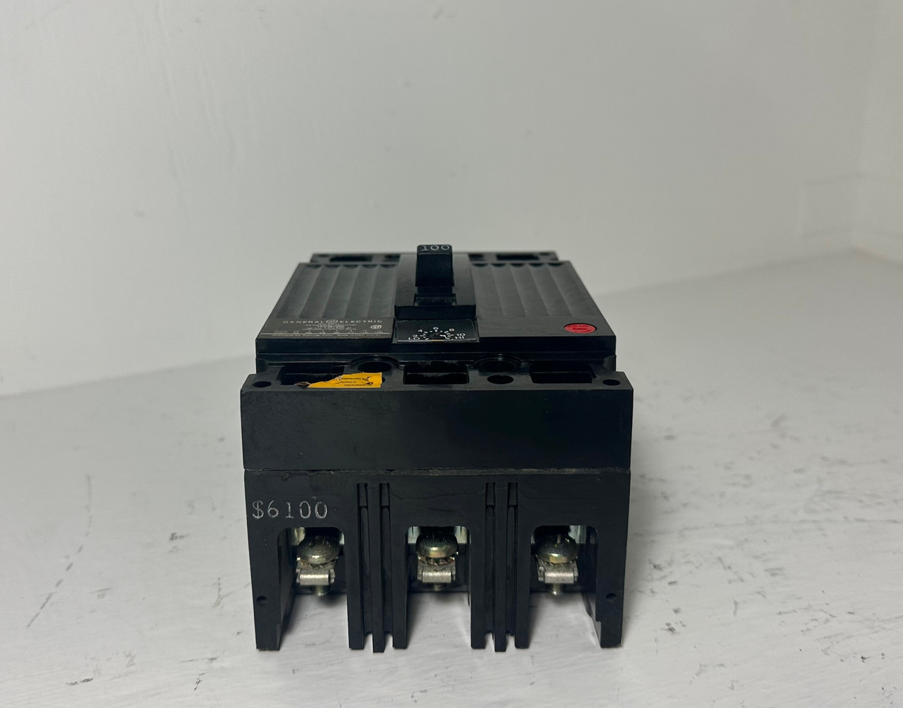 GE TEC36100S 100A Mag-Break Motor Circuit Breaker 600V 100 Amp General Electric (EM4995-37)