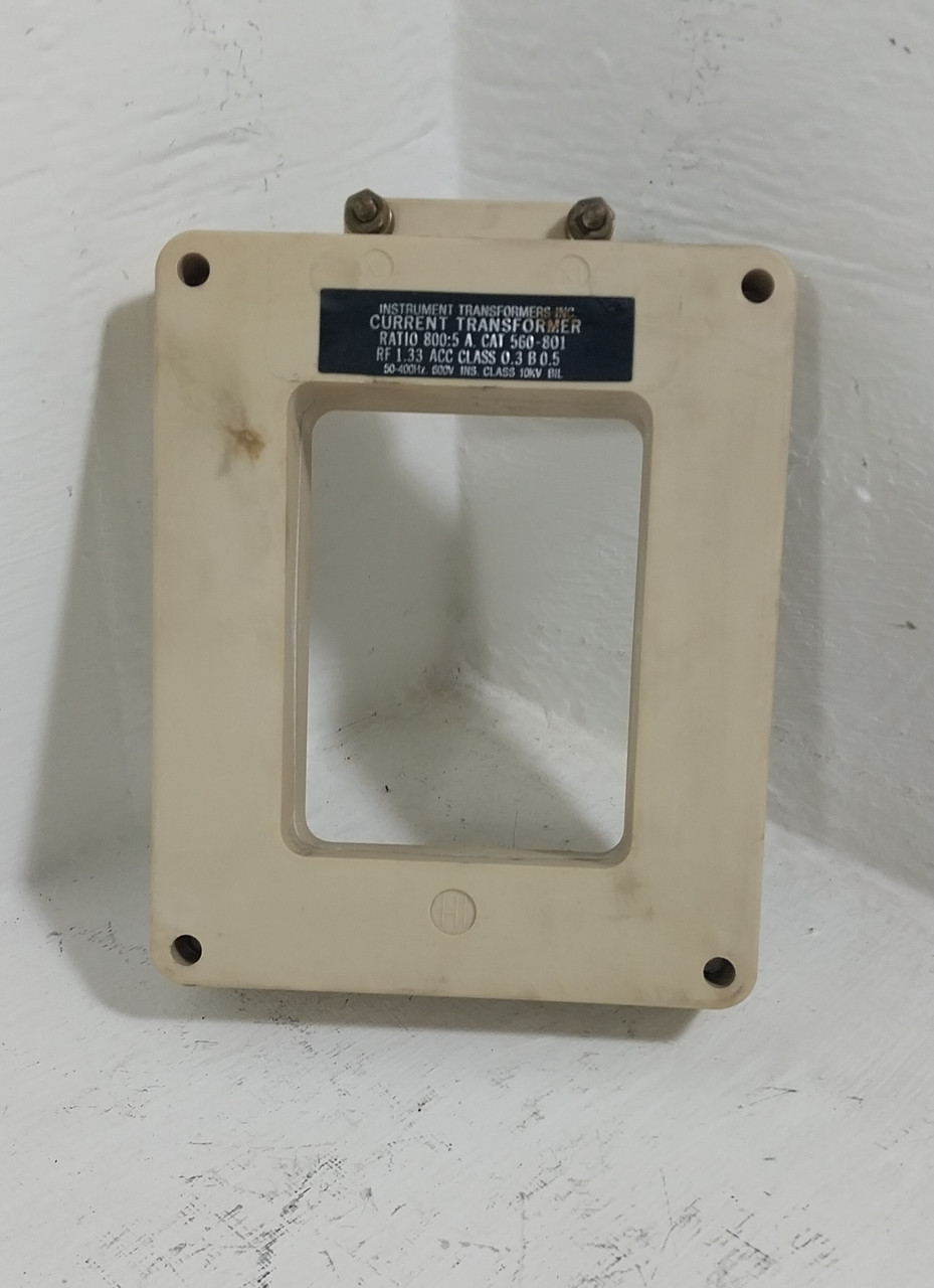 Instrument Transformers 560-801 Current Transformer Ratio 800:5A CT (BJ0731-4)