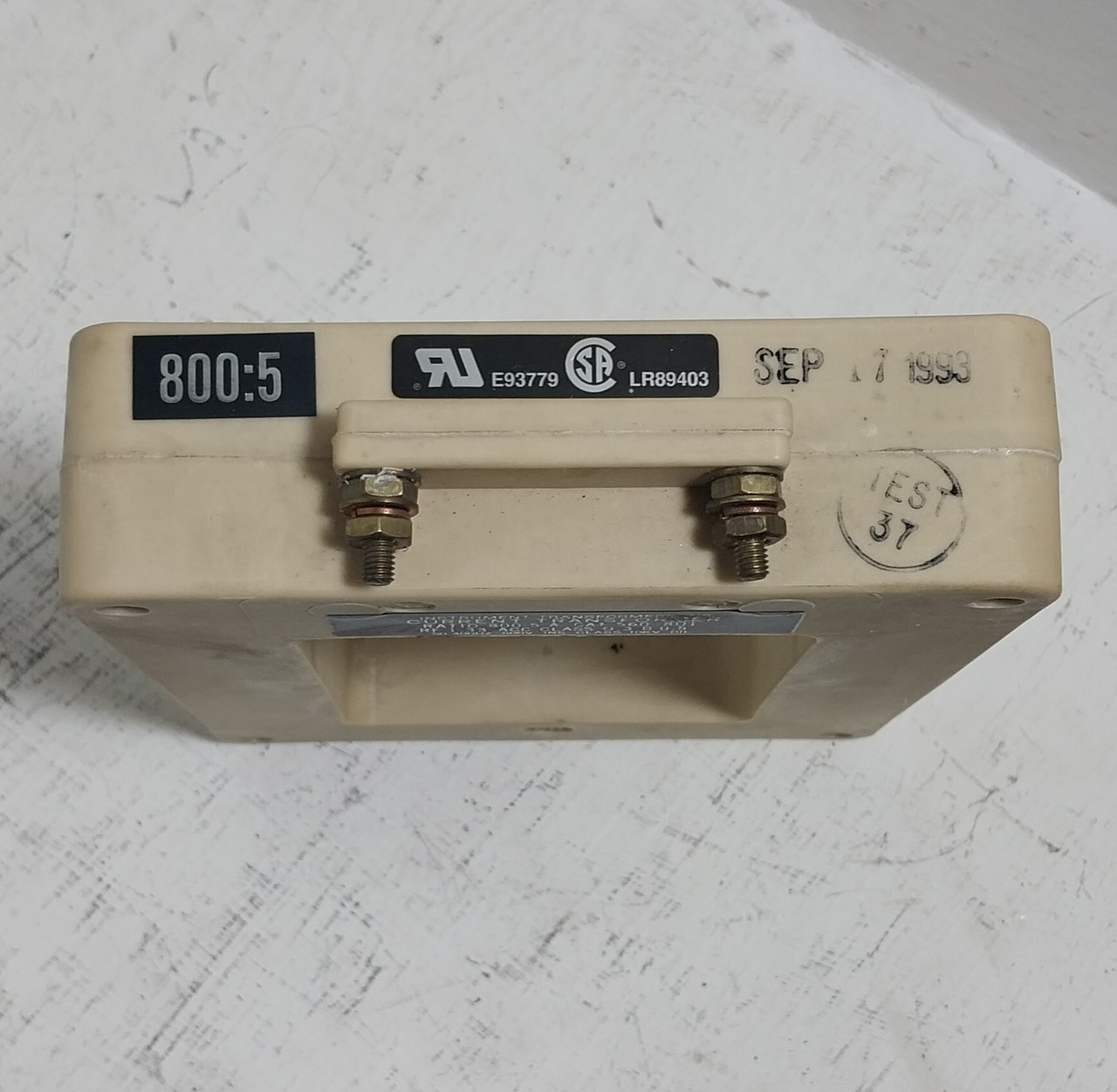 Instrument Transformers 560-801 Current Transformer Ratio 800:5A CT (BJ0731-4)