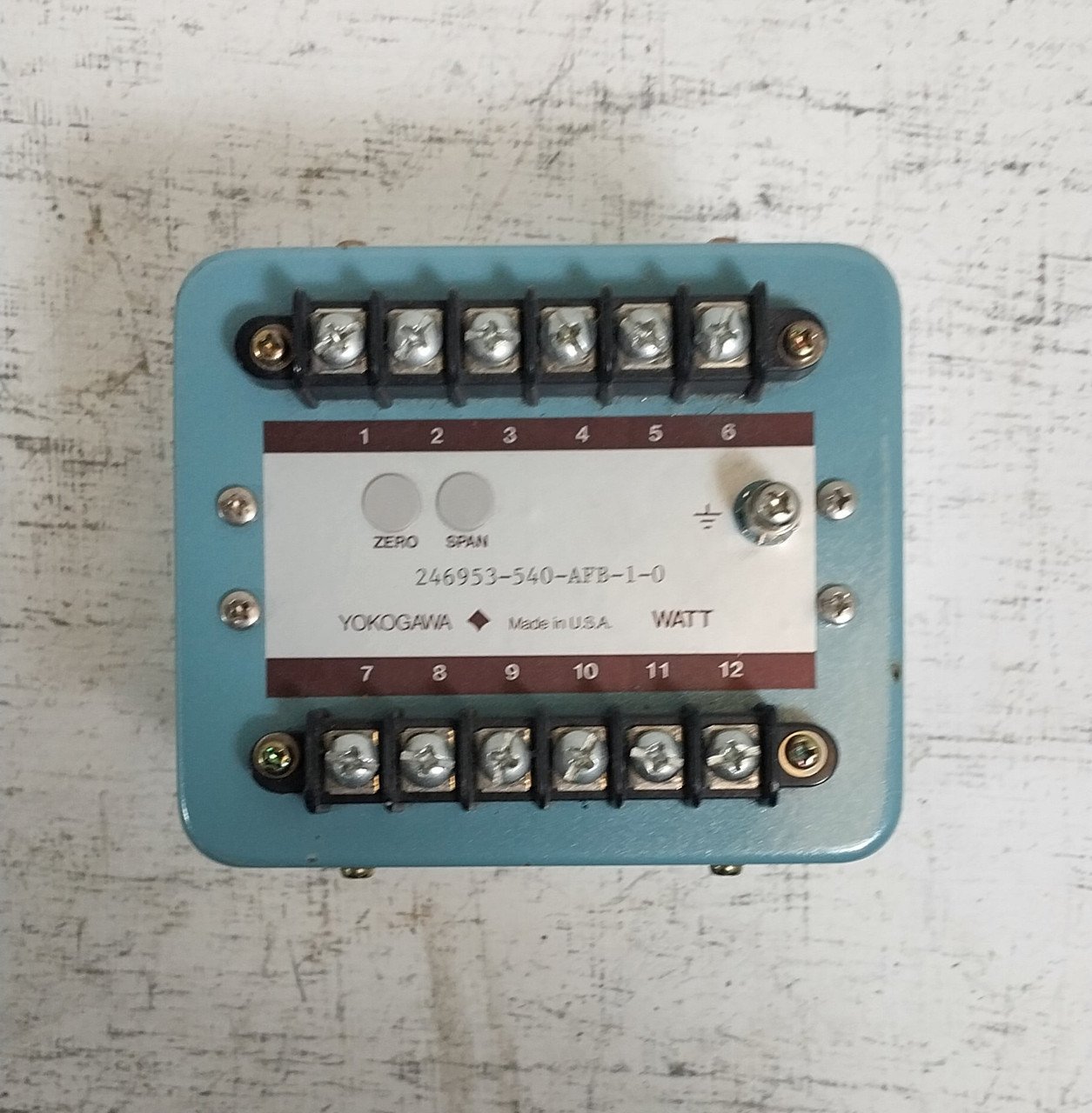 Yokogawa 246953-540-AFB-1-0 Juxta AC Power Series AC Voltage Transducer 0-120V (BJ0732-1)