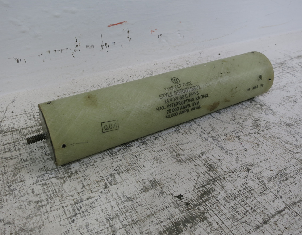Image of Westinghouse 9570D10G01 30C Amp 14.4 kV CLT Fuse 30A