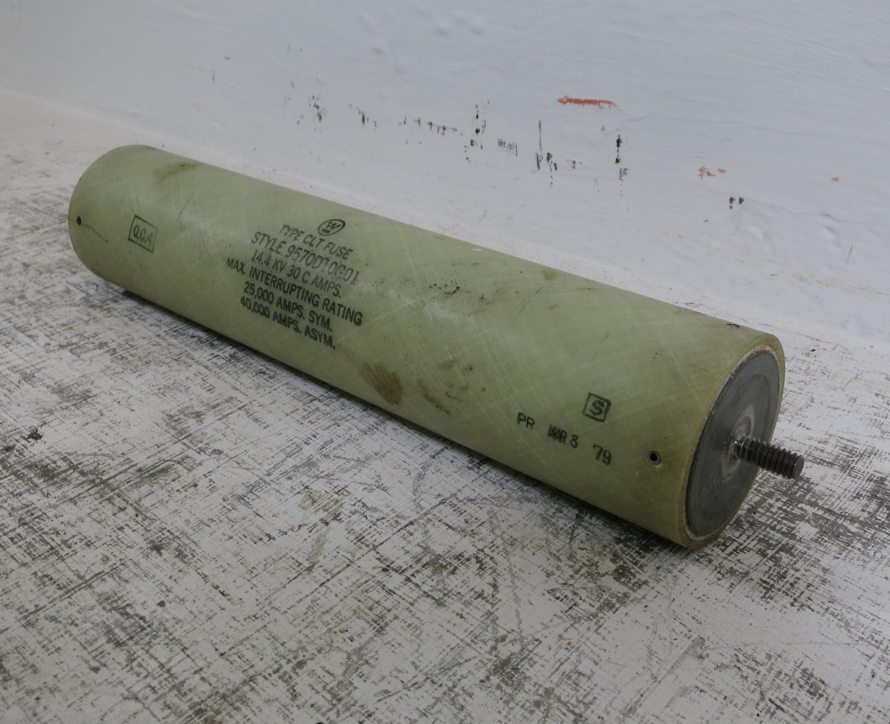 Westinghouse 9570D10G01 30C Amp 14.4 kV CLT Fuse 30A (DW5959-6)