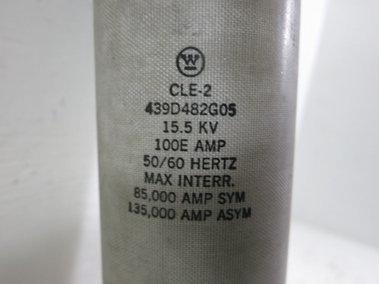 Westinghouse 439D482G05 100E Amp 15.5 kV CLE-2 Current Limiting Power Fuse 100A (DW5958-3)