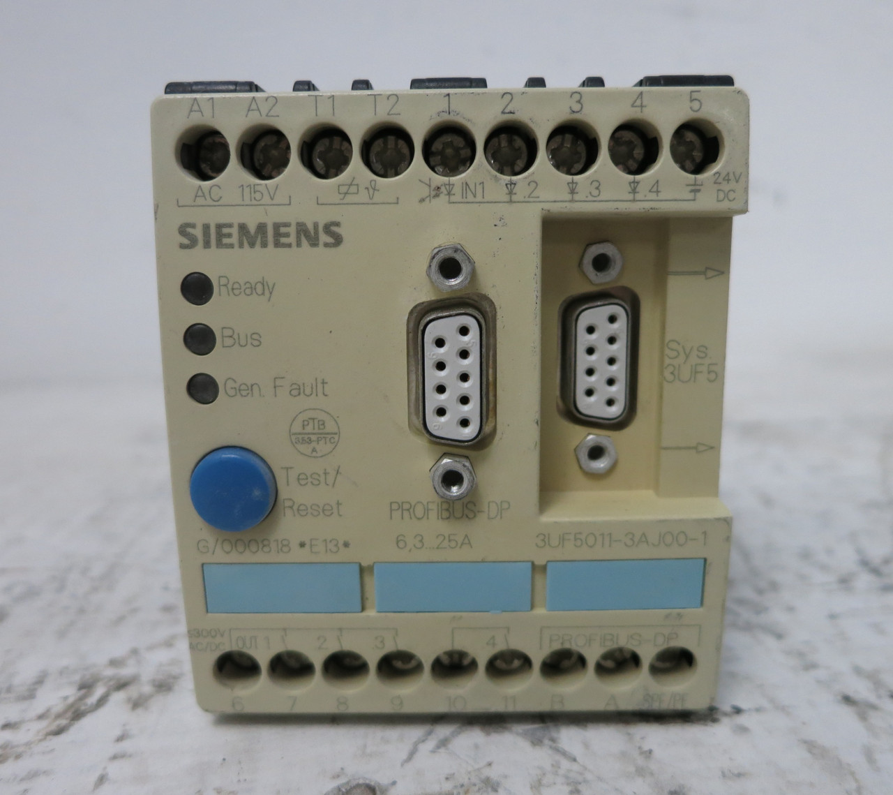 Siemens 3UF5011-3AJ00-1 DP Basic Unit PLC Module SIMOCODE Profibus Interface (DW5982-7)