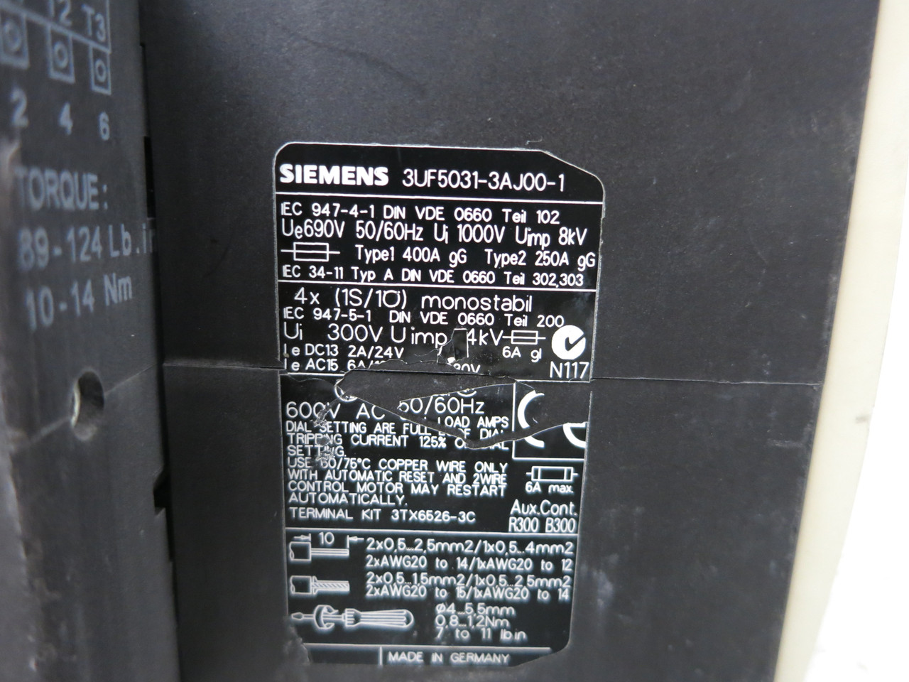 Siemens 3UF5031-3AJ00-1 DP Basic Unit PLC Module SIMOCODE Profibus Interface (DW5988-2)