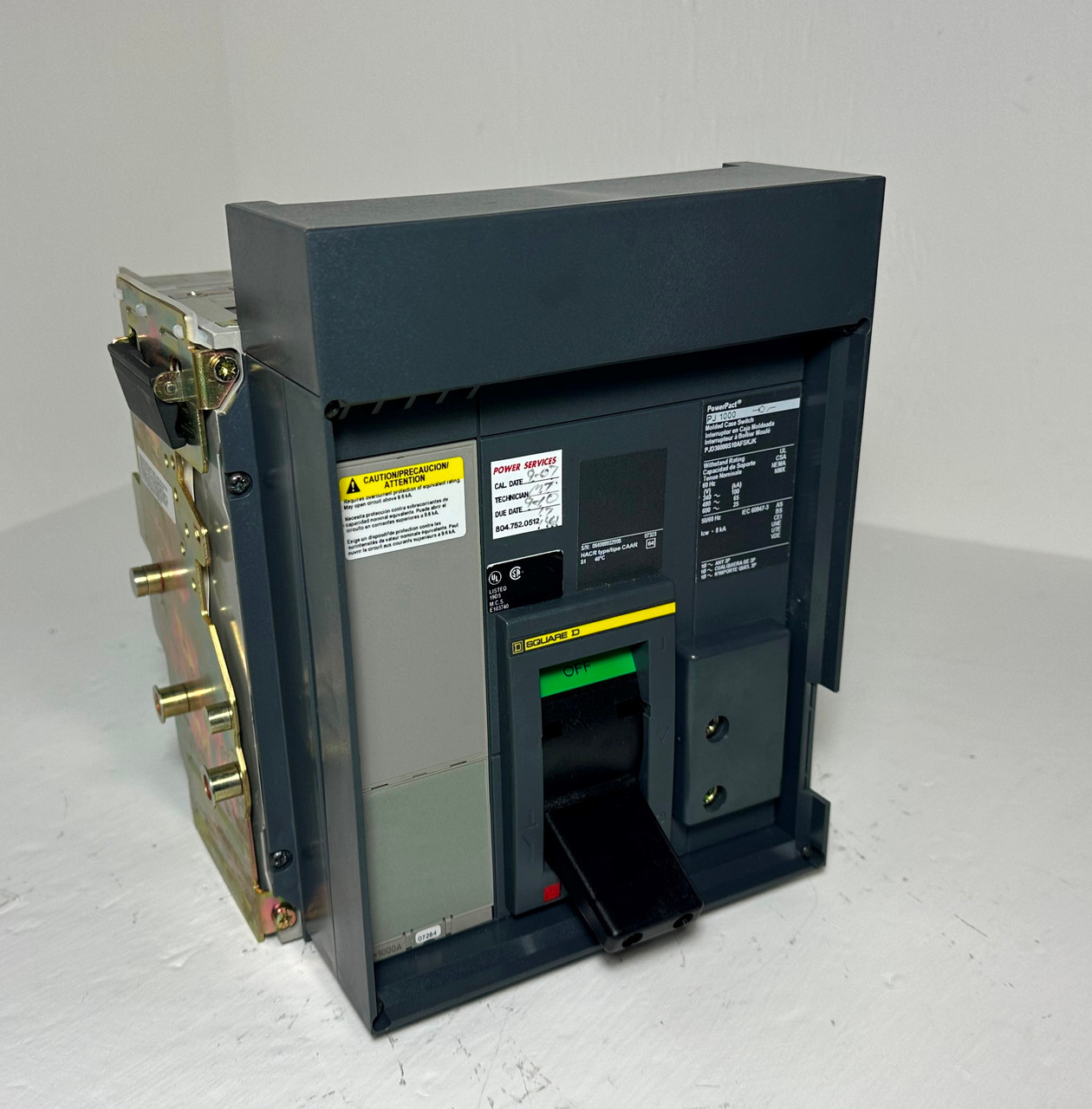 Image of Square D PJ 1000 Amp PJD36000S10AFSKJK PowerPact Molded Case Switch PJD36000 3P