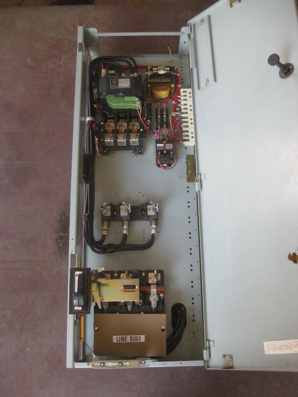 General Electric GE 7700 Plus Size 4 Starter Fusible 42" MCCB MCC Bucket w/ Door (EBI1716-6)