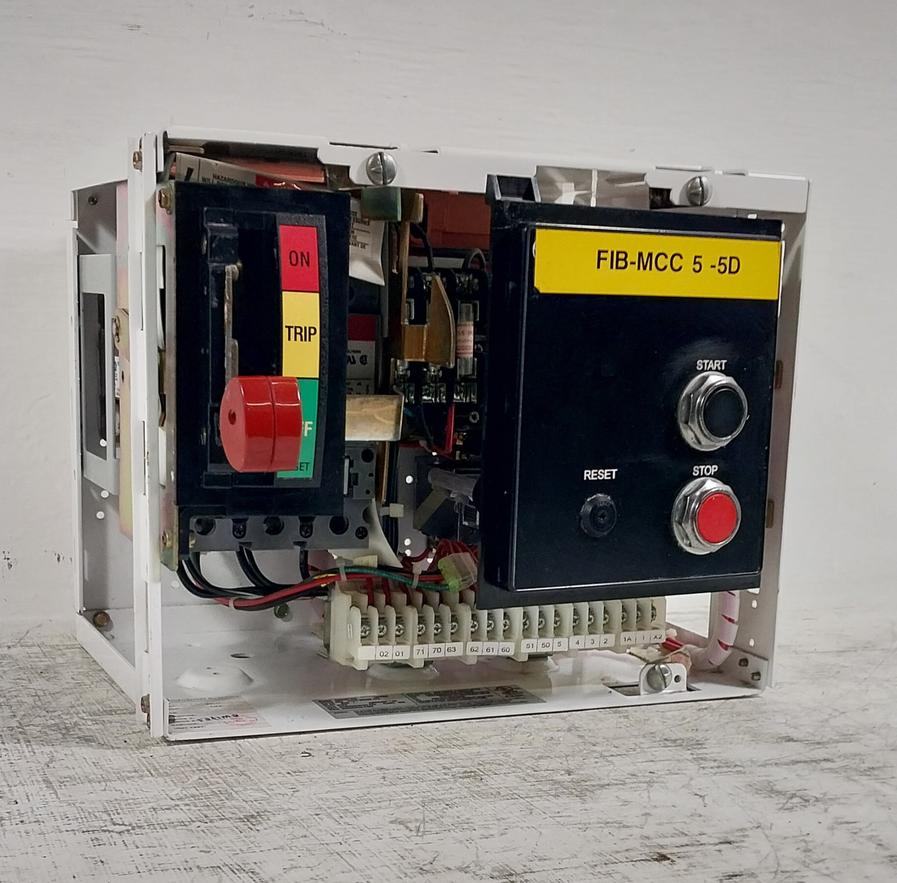 GE e9000 Size 1 Starter 3A Breaker 12" Evolution 9000 MCC Bucket 3 Amp (No Door) (BJ0752-1)