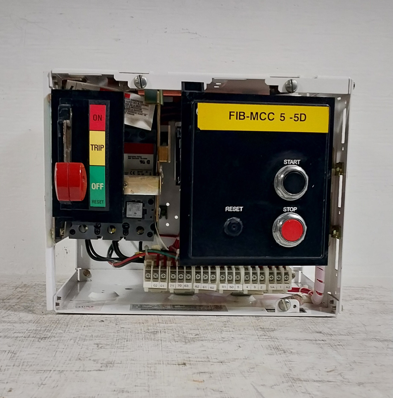 GE e9000 Size 1 Starter 3A Breaker 12" Evolution 9000 MCC Bucket 3 Amp (No Door) (BJ0752-1)