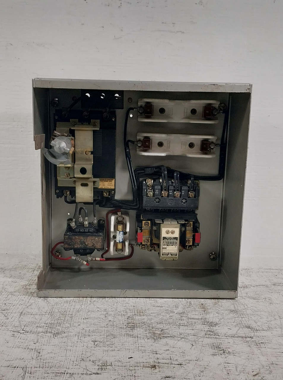 Square D Model 3 15A Breaker Size 1 Starter 15" MCC Bucket 15 Amp No Door (BJ0763-1)