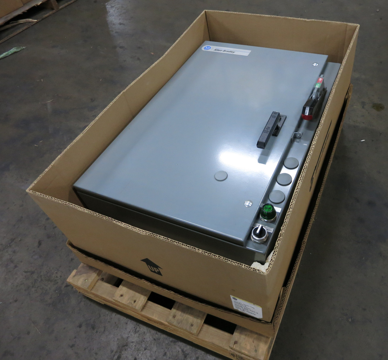 Image of NEW Allen Bradley Size 1 Rev Starter 30A Fusible Combo Box 1000GM E3 Plus 30 Amp