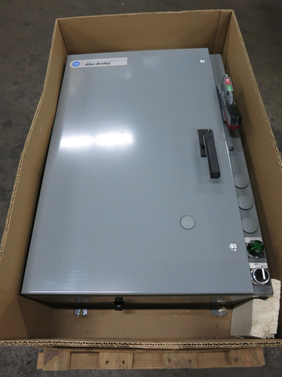 NEW Allen Bradley Size 1 Rev Starter 30A Fusible Combo Box 1000GM E3 Plus 30 Amp (DW6078-4)