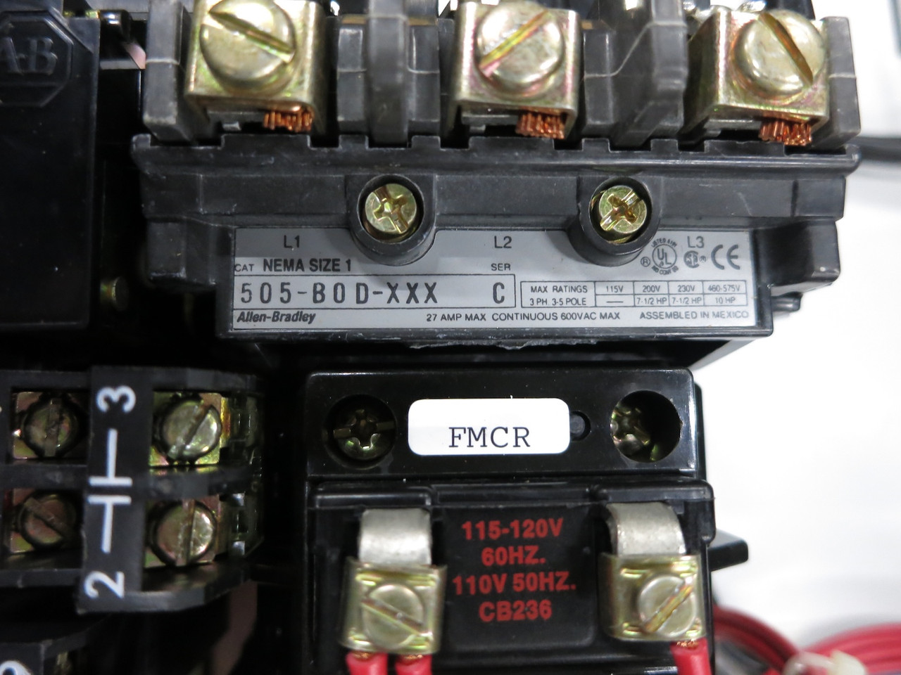 NEW Allen Bradley Size 1 Rev Starter 30A Fusible Combo Box 1000GM E3 Plus 30 Amp (DW6078-4)