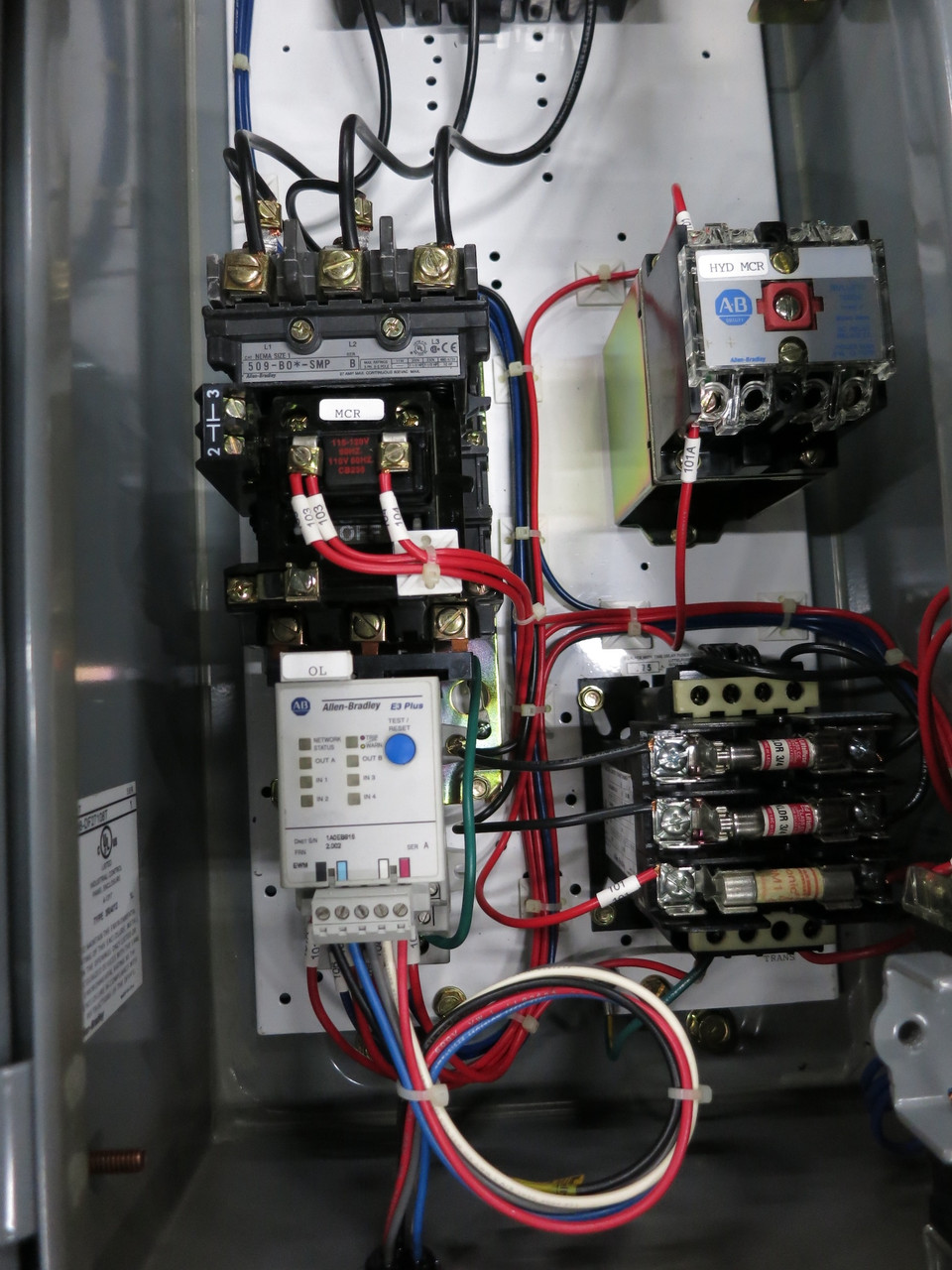 NEW Allen Bradley Size 1 Starter 30A Fusible Combo Box 1000GM E3 30 Amp 3R NIB (DW6077-7)