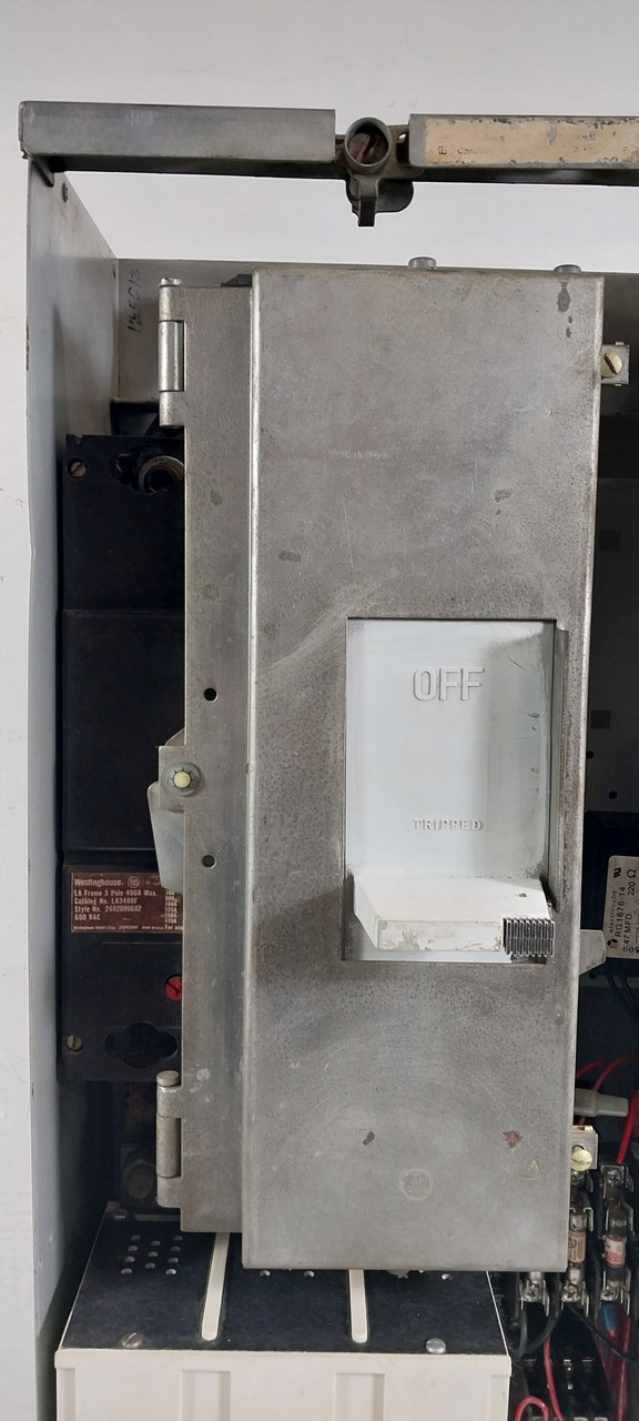 Westinghouse Type W Size 5 Starter 400A Breaker 36" MCC Bucket 400 Amp No Door (BJ0777-1)