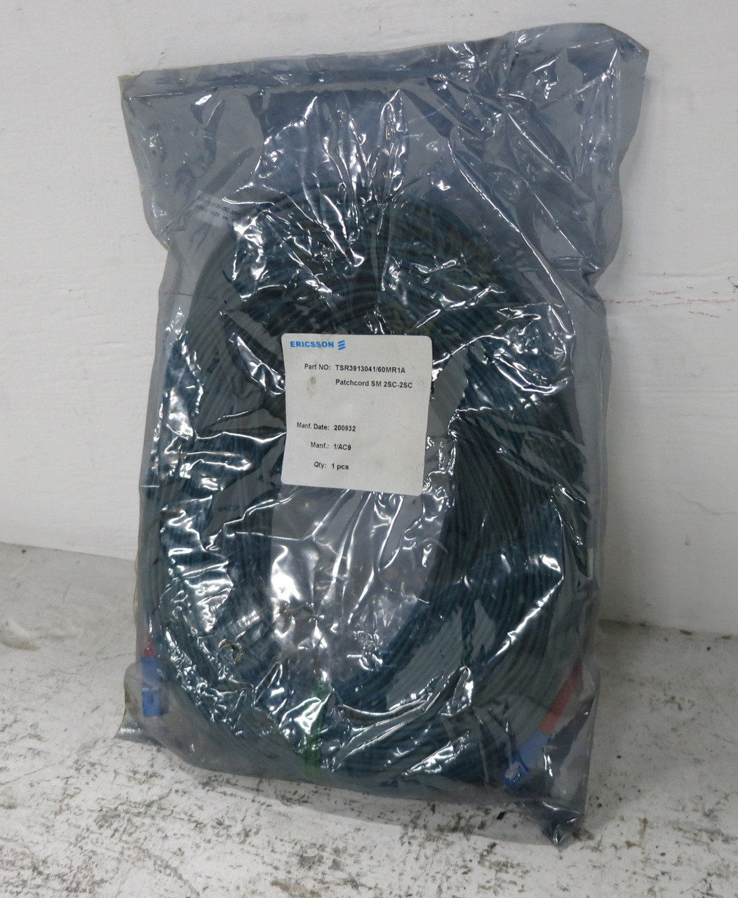 NEW Ericsson TSR3913041/60MR1A Patch Cord SM 2SC-2SC 60m Fiber Optic ...