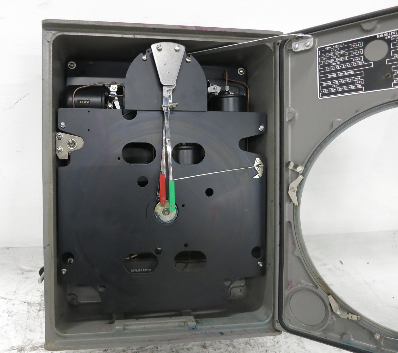 Honeywell 702X36-C54-II-III-74 Digital Circular Chart Recorder 120V Brown (DW6127-1)