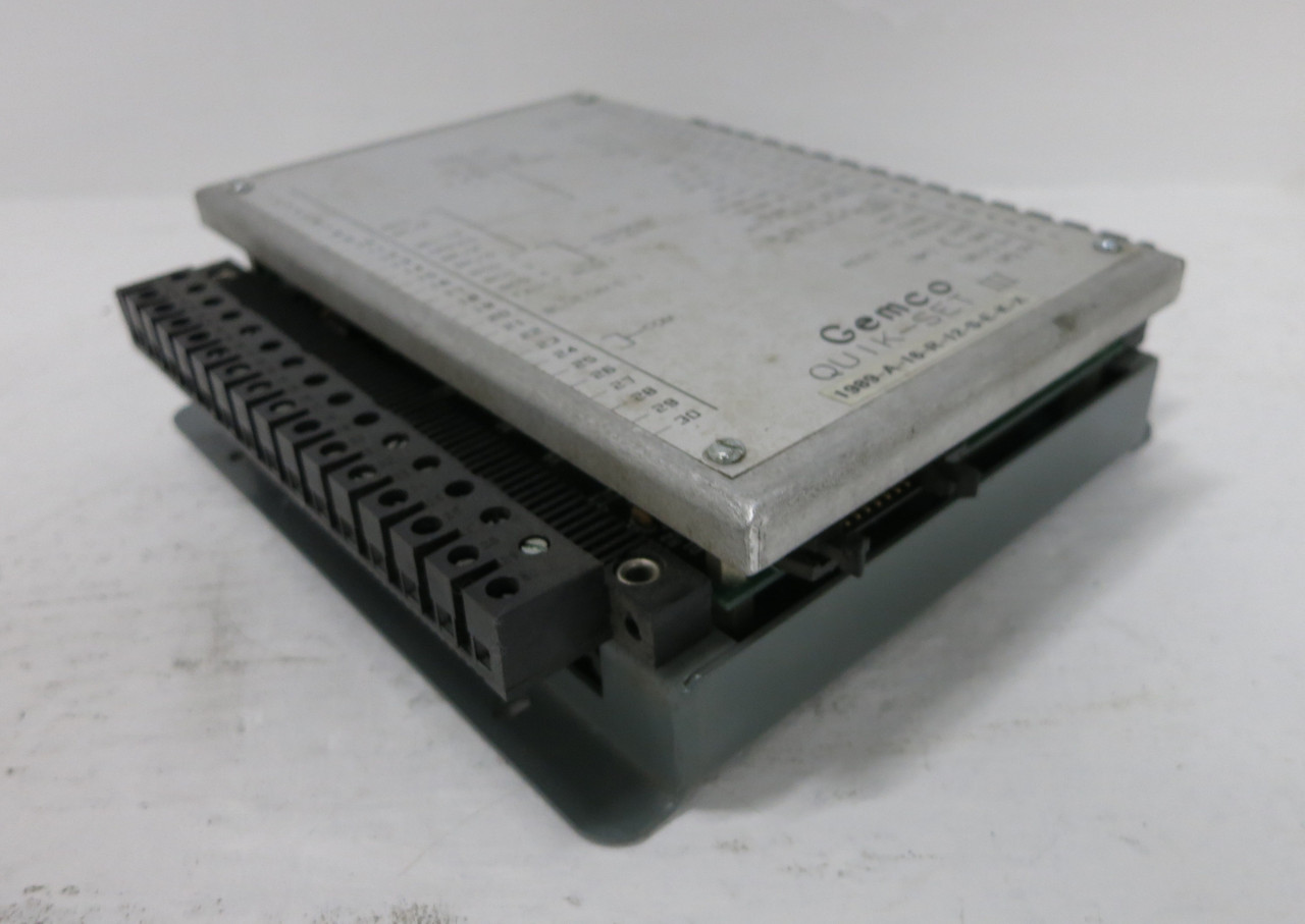Magnetek Gemco 1989-A-16-R-12-S-E-K-X Quik-Set III Programmable Limit Switch PLS (DW6172-1)
