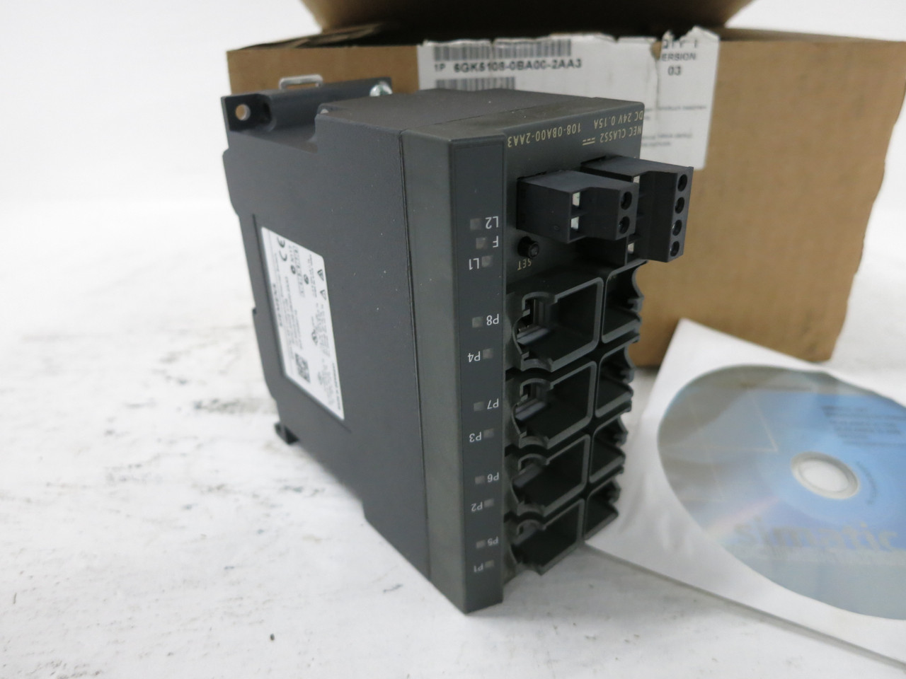 NEW Siemens 108-0BA00-2AA3 SIMATIC NET Industrial Ethernet Switch Scalance X108 (DW6211-2)