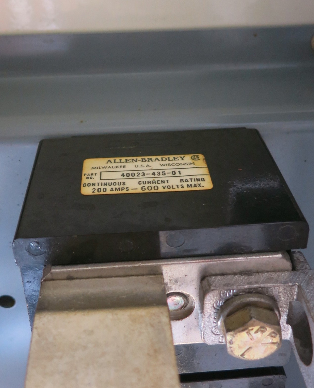 Allen Bradley 2100 Centerline 200A Fusible 26" MCC Feeder Bucket 200 Amp (BJ0798-1)