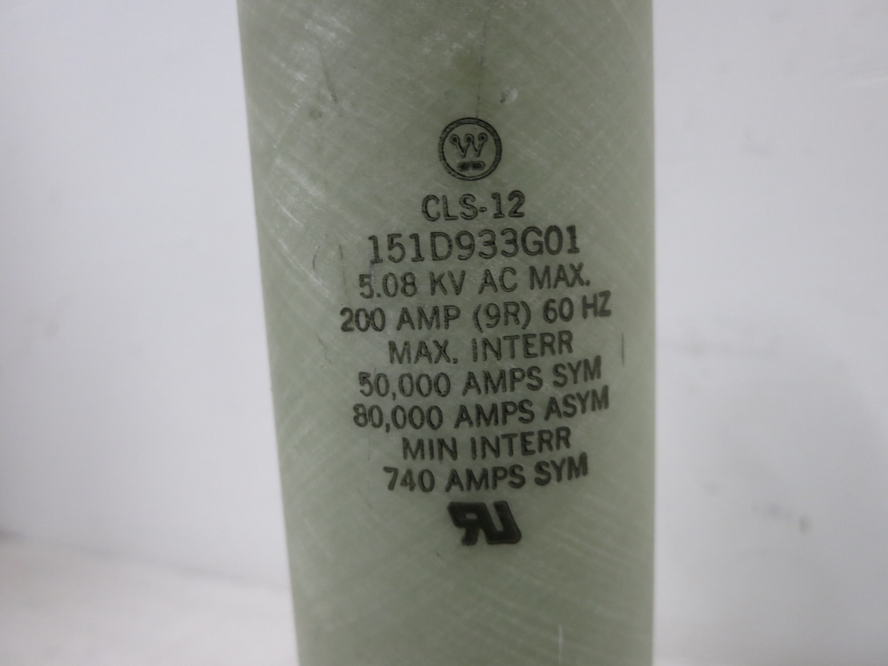 Westinghouse 151D933G01 9R Amp 5.08 kV Current Limiting Fuse CLS-12 200A (DW6226-6)