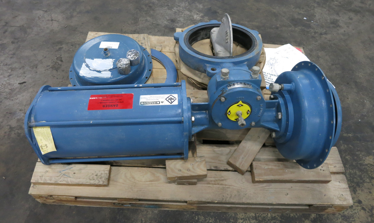 NEW GS DeZurik 9383262 BRS 14" Butterfly Valve 145 Actuator EPDM CV 3150 14in (DW6230-1)