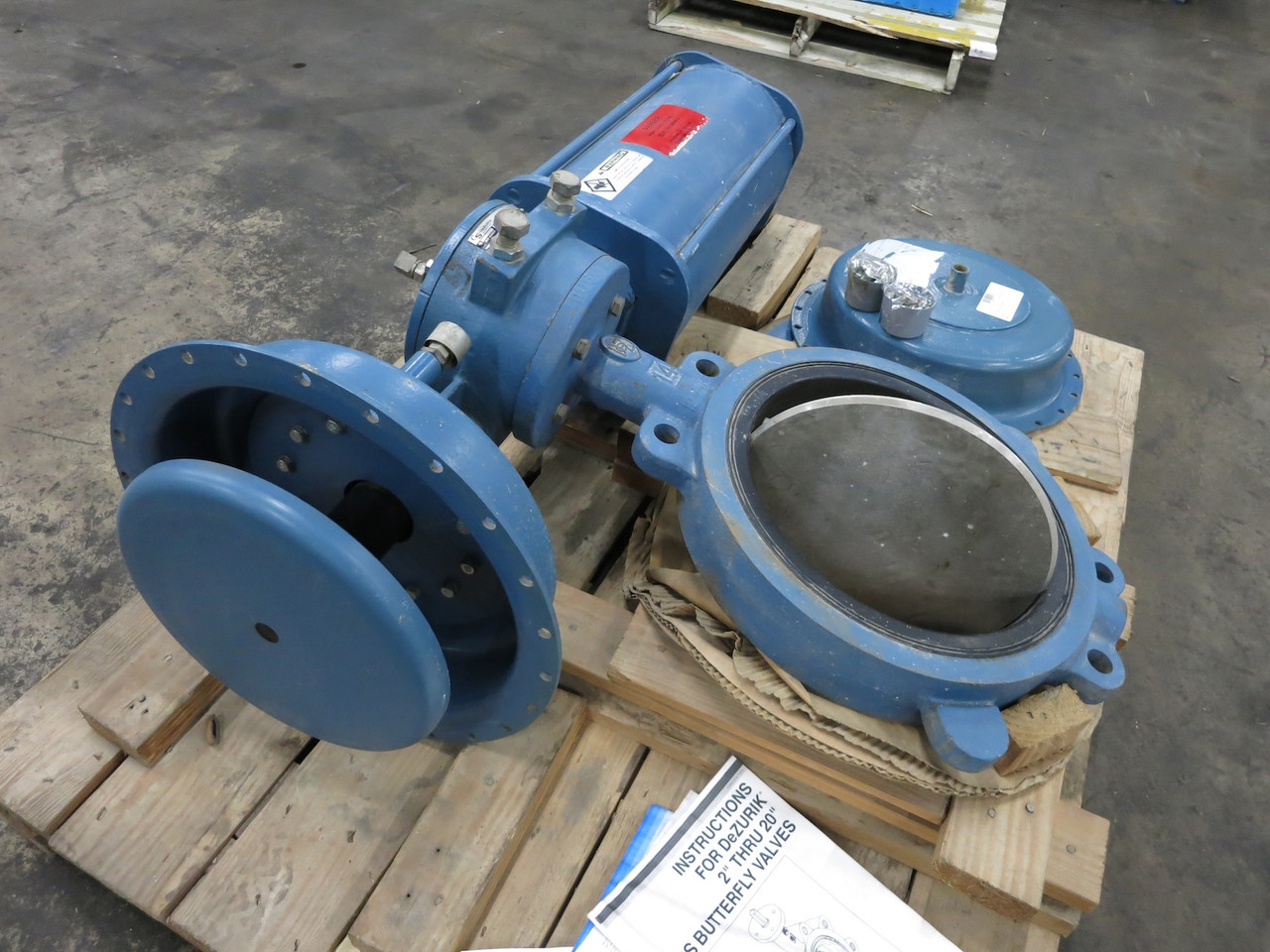 NEW GS DeZurik 9383262 BRS 14" Butterfly Valve 145 Actuator EPDM CV 3150 14in (DW6230-1)