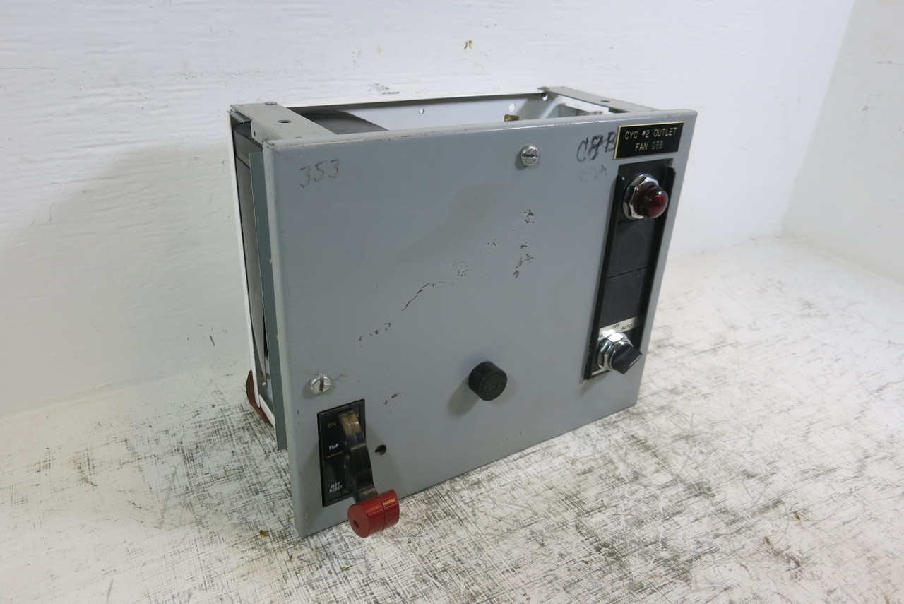 General Electric GE 8000 50A Breaker 12" MCC Bucket Feeder 50 Amp TEC36050 (BJ0811-1)